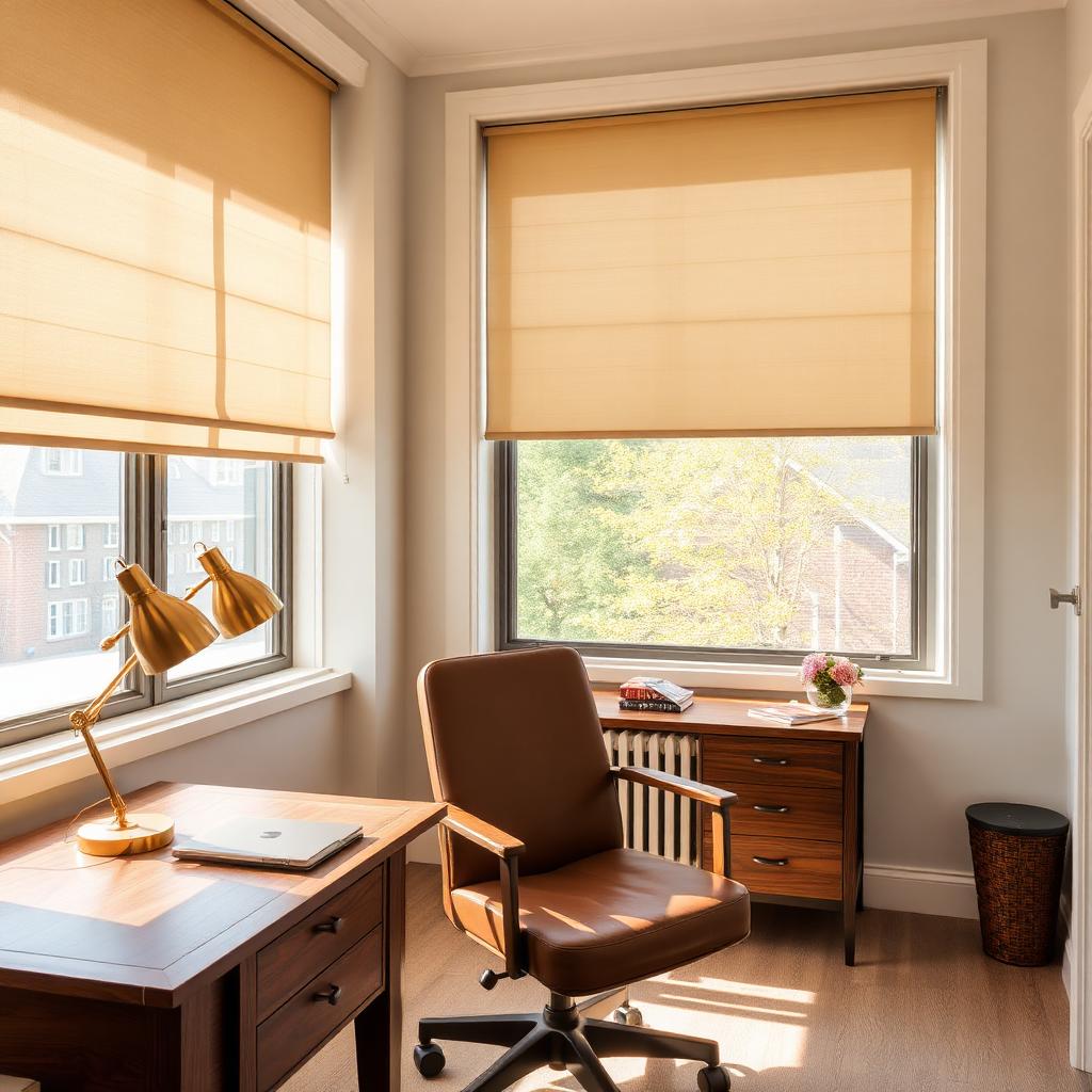 Home office · persianas roller